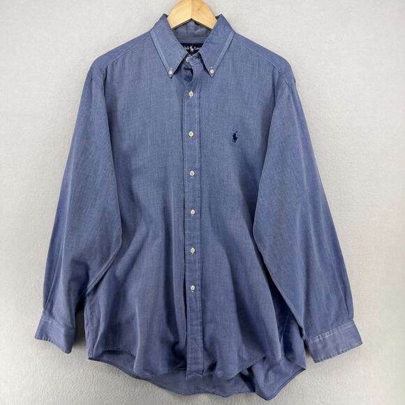 Ralph Lauren Other - RALPH LAUREN Shirt Mens 15.5 33 Yarmouth Dress Button Down Cotton Blue